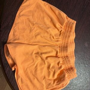 Athletic Works Vibrant Orange Women's Athletic Shorts